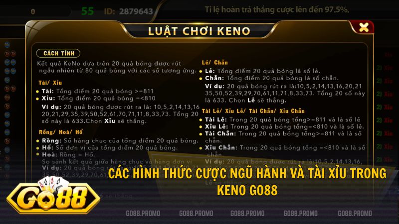 Nắm vững quy tắc quay thưởng giúp bạn tự tin chinh phục sảnh KENO Go88