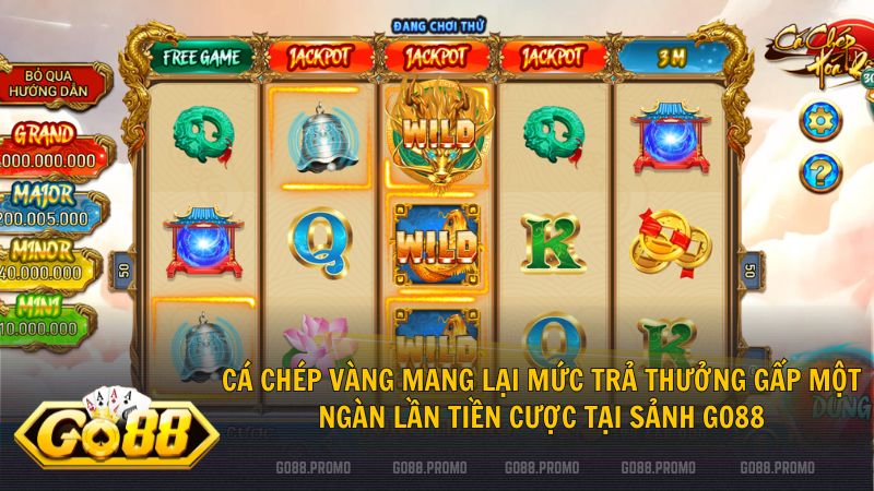 Biểu tượng Kim Long là chìa khóa mở ra các phần thưởng Jackpot giá trị tại Go88