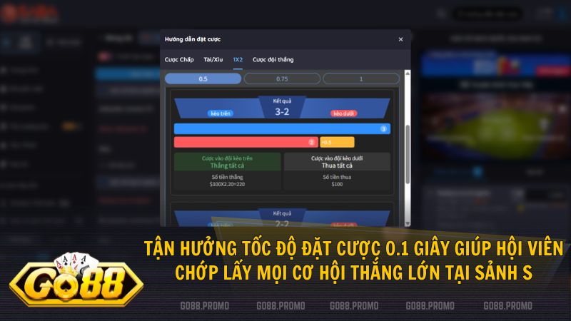 Săn thưởng siêu tốc cùng các trận bóng đá ảo kịch tính tại sảnh Go88
