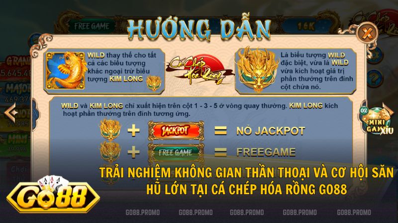 Trải nghiệm không gian thần thoại và cơ hội săn hũ lớn tại Game nổ hũ Cá Chép Hóa Rồng