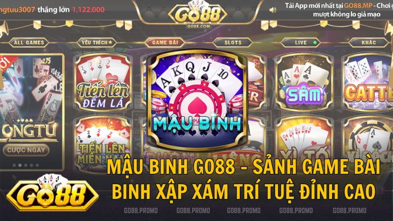 mau binh go88 - Mậu Binh Go88 – Cách xếp chi và mẹo chơi game bài online thắng lớn