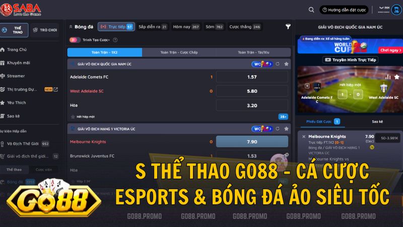 s the thao go88 - S Thể Thao Go88: Đỉnh Cao Cá Cược Esports Và Thể Thao Ảo Siêu Tốc